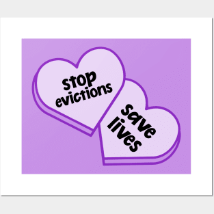 Stop Evictions - Save Lives Posters and Art